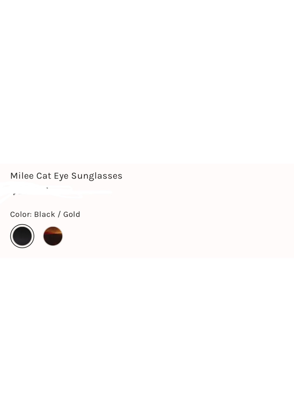 Free People black Milee cat eye sunglasses - Picture 10 of 15